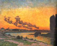 Guillaumin, Armand - Sunset at Ivry